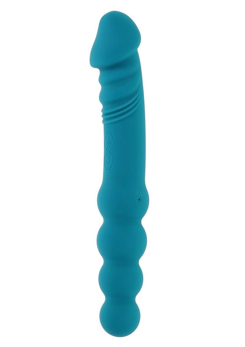 Evolved Flip Flop Rechargeable Silicone Dual-End Vibrator