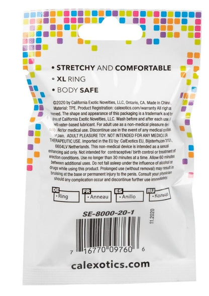 CalExotics X Large Cock Ring Foil Pack