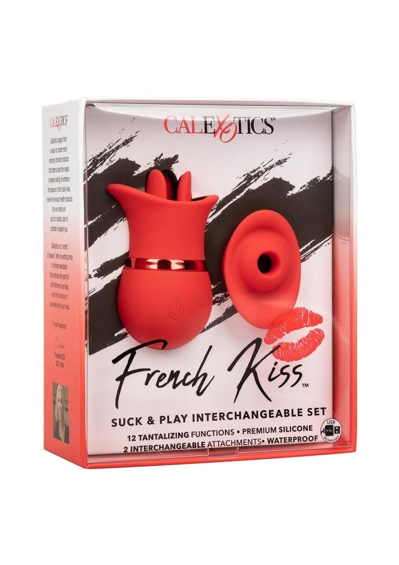 French Kiss Suck and Play Interchangeable Silicone Set