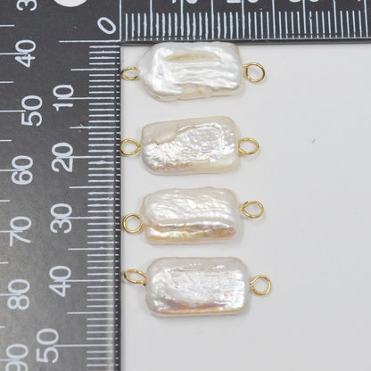 Freshwater Pearl Rectangle Pearl Connectors P-1800