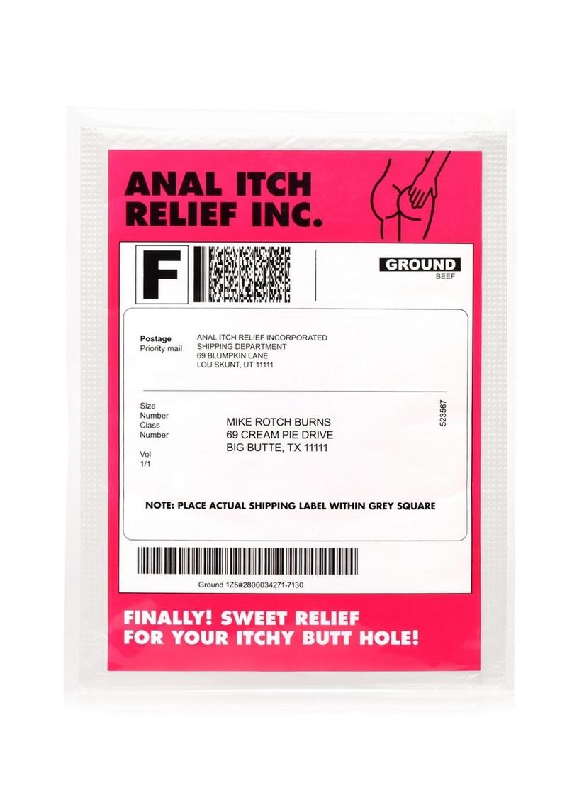 Frisky Anal Itch Relief Inc Hilarious Prank Gift for That Special Someone