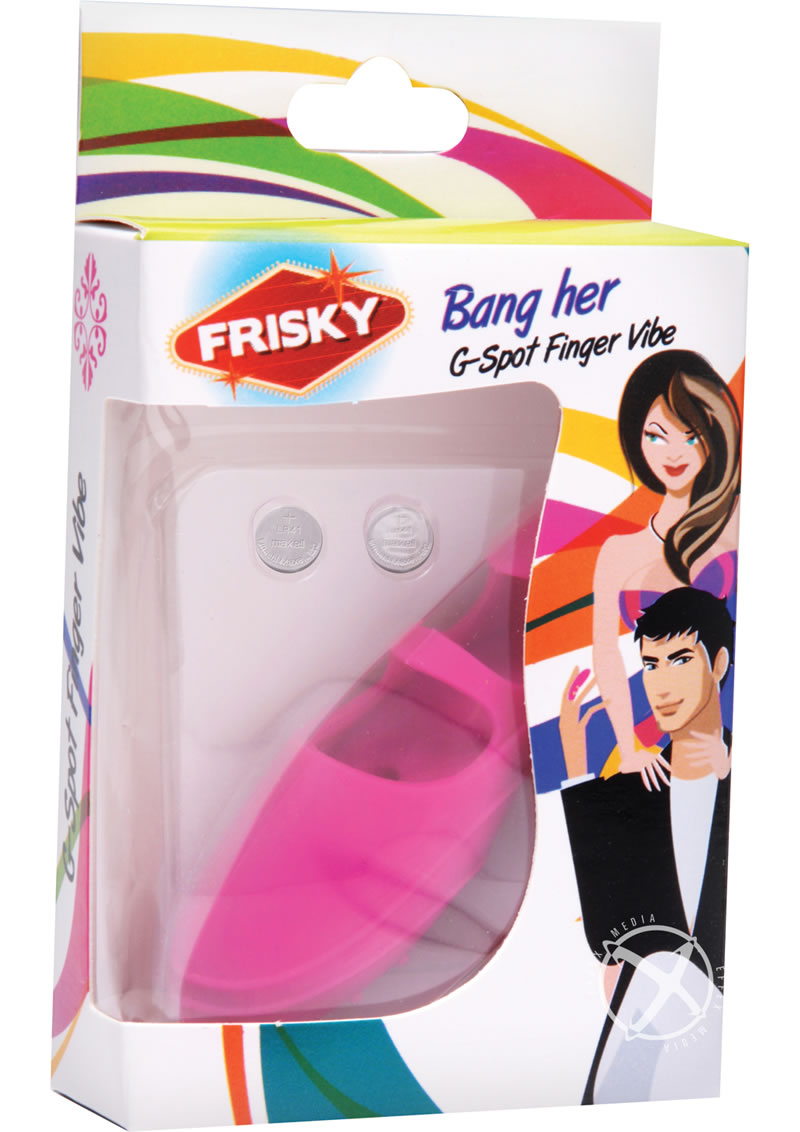 Frisky Bang Her Powerful  G-Spot Finger Vibrators