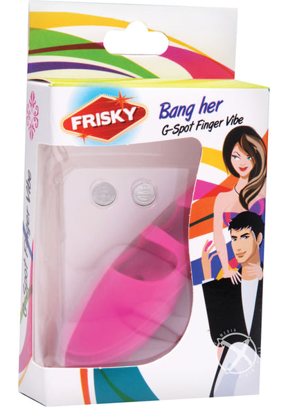 Frisky Bang Her Powerful  G-Spot Finger Vibrators