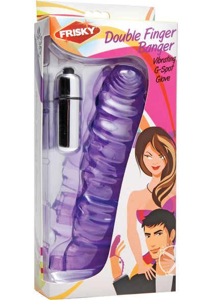 Frisky Double Finger Banger Vibrating G-Spot Glove