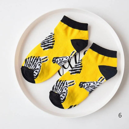 Fruits Printed Harajuku Socks