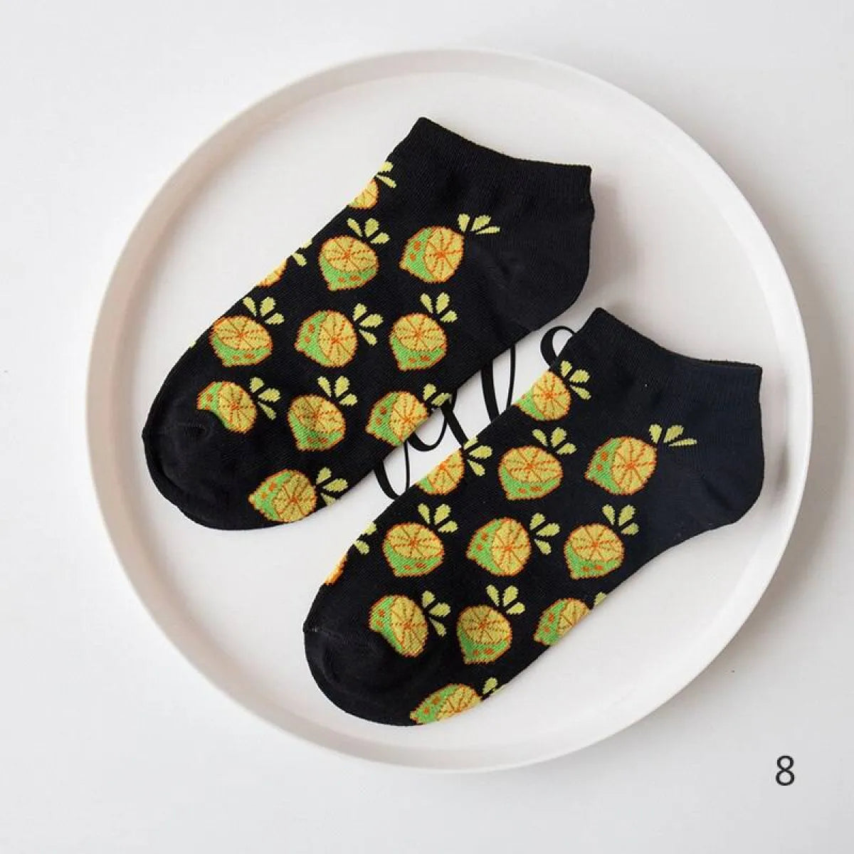 Fruits Printed Harajuku Socks