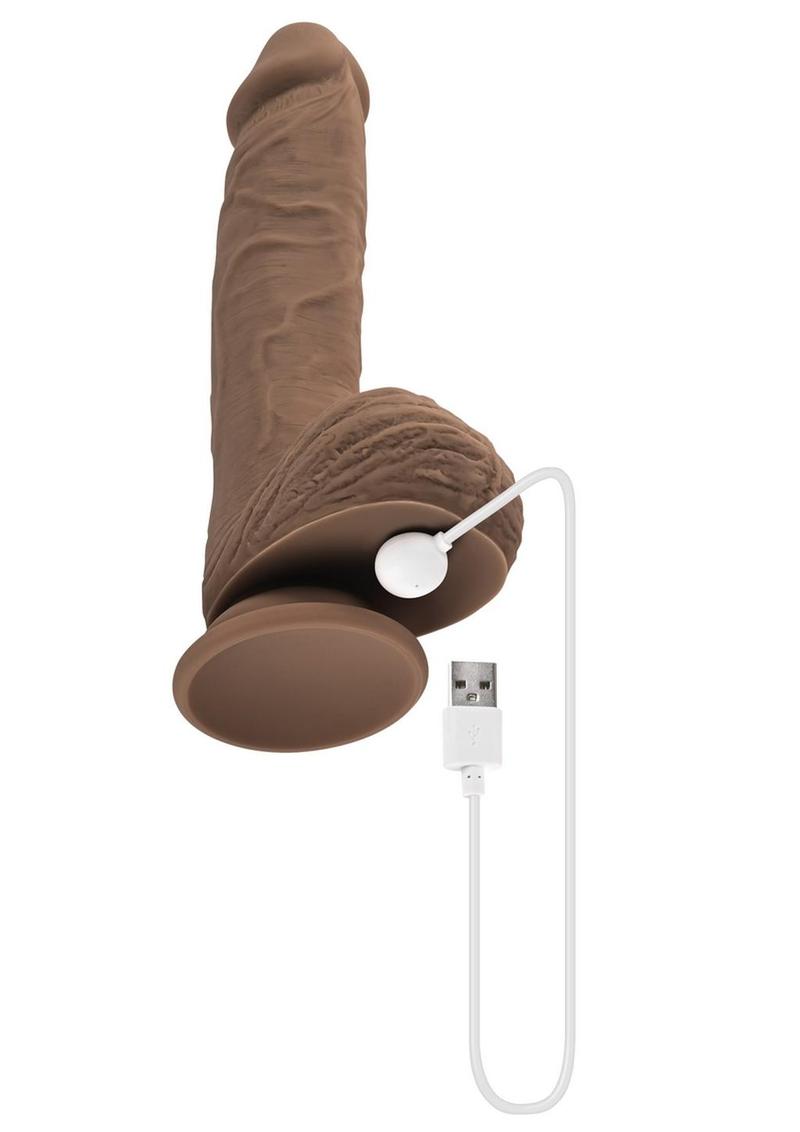 Full Monty Realistic Twirling And Thrusting Dildo with Remote Control