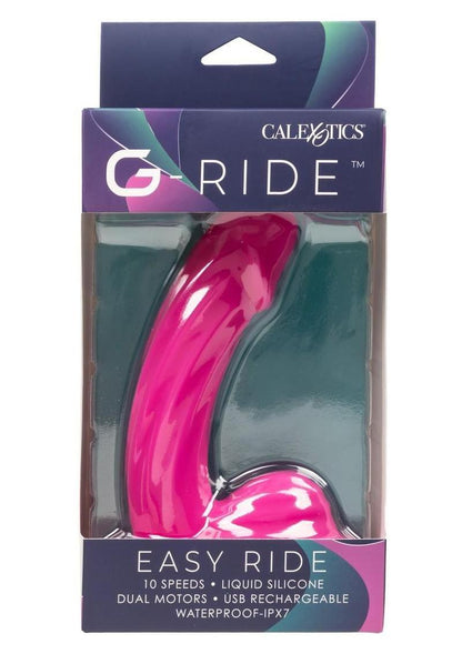 G-Ride Easy Ride Silicone Vibrating Dildo