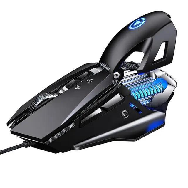Gaming Adjustable DPI Wired PC Mouse Laptop Home Office Mouse With Metal Bottom Plate