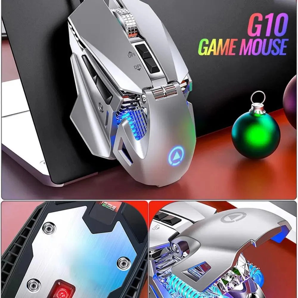 Gaming Adjustable DPI Wired PC Mouse Laptop Home Office Mouse With Metal Bottom Plate