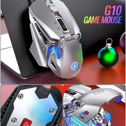 Gaming Adjustable DPI Wired PC Mouse Laptop Home Office Mouse With Metal Bottom Plate