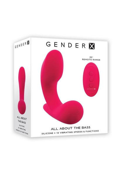 GenderX All About The Bass Silicone Remote Control Vibrator