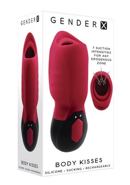 Gender X Body Kisses Rechargeable Suction Massager