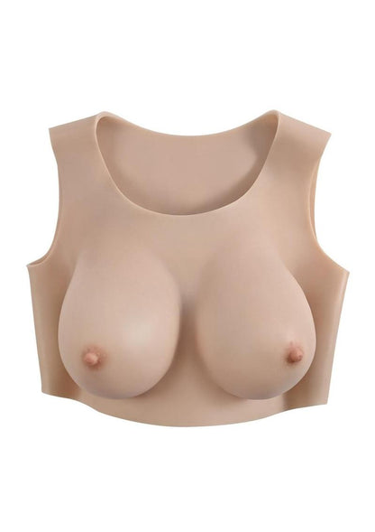 Gender X Undergarments Plate D-Cup – Breastplate in Chocolate
