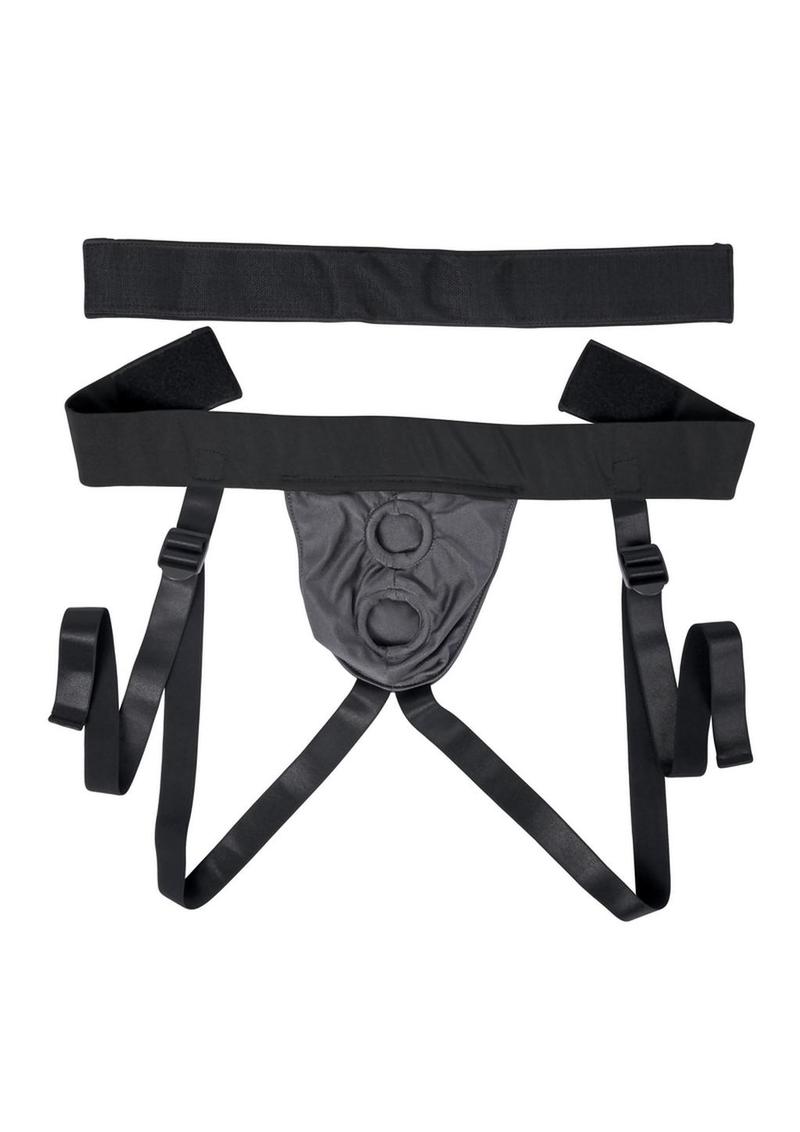 GenderX Double Rider Harness with Vibrating Ring