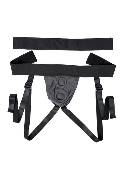 GenderX Double Rider Harness with Vibrating Ring