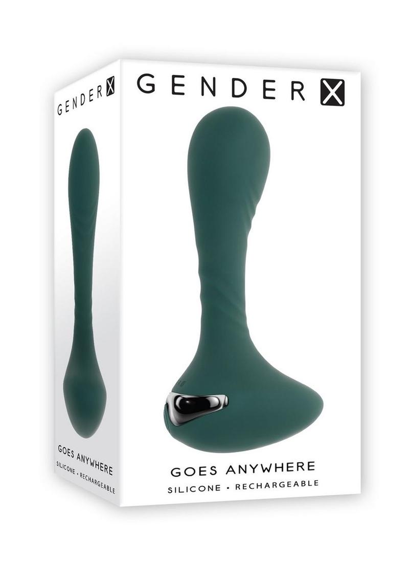 Gender X Goes Anywhere Rechargeable Silicone Anal Plug