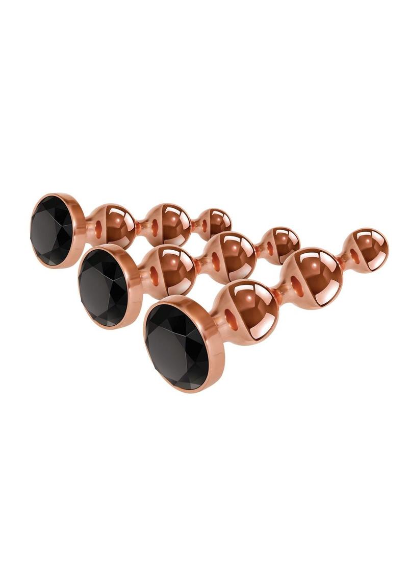 Gender X Gold Digger 3-Piece Anal Plug Set