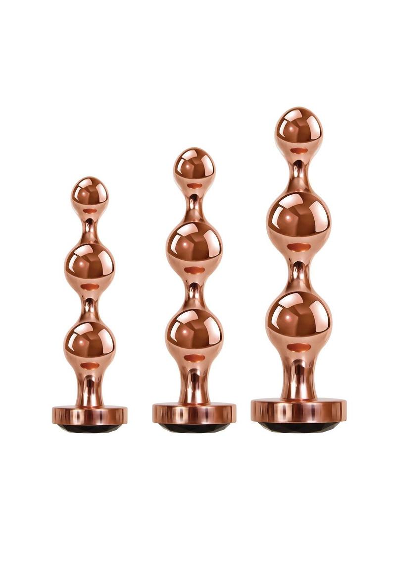 Gender X Gold Digger 3-Piece Anal Plug Set