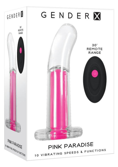 Gender X Pink Paradise Silicone Rechargeable Remote Control Vibrators