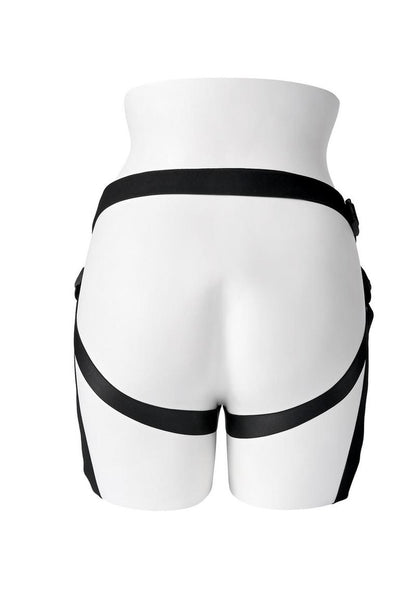 GenderX Pleasure Harness Adjustable Leather Strap-On