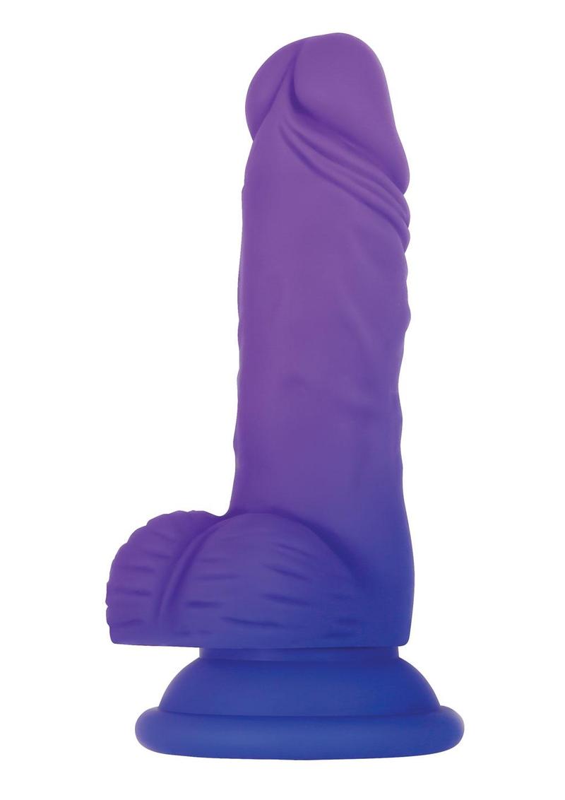 Semi Sweet Tart With Color Changing Silicone Dildo