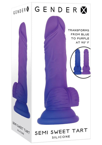 Semi Sweet Tart With Color Changing Silicone Dildo