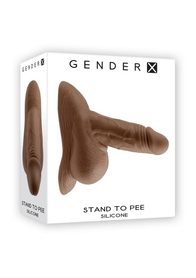 Gender X Realistic Silicone Stand to Pee – STP Pack &amp; Play