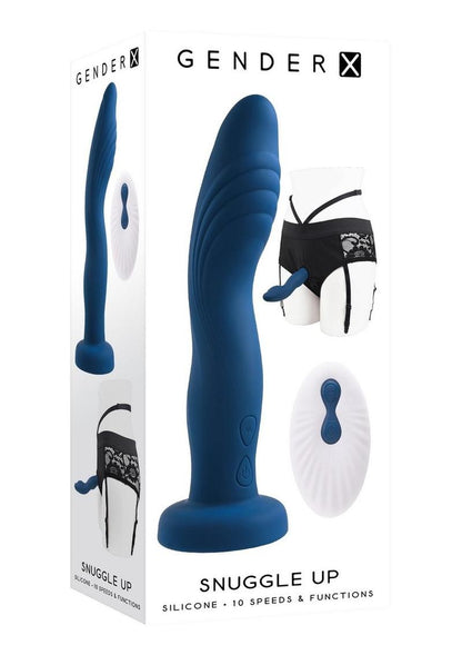 GenderX Snuggle Up Rechargeable Silicone Dual Vibrating Strap-On