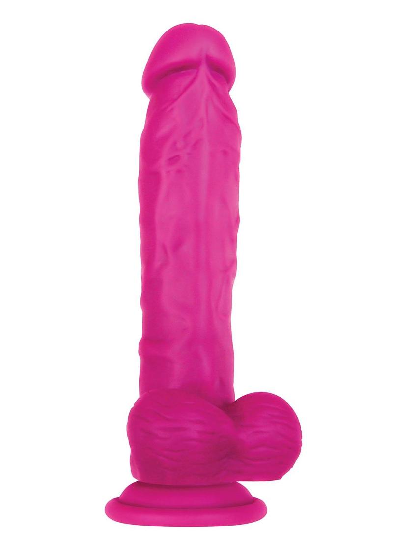 Gender X Sweet Tart Color-Changing Silicone Dildo Purple to Pink