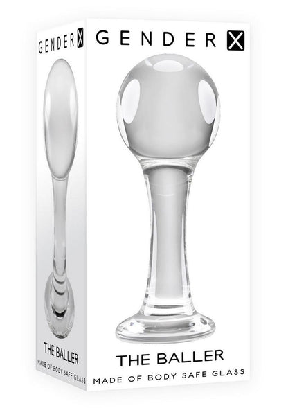 Gender X The Baller Glass Anal Plug For Maximum Comfort