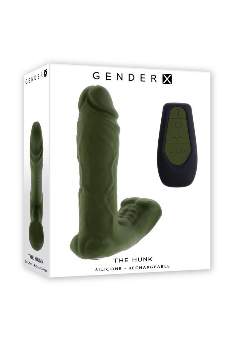Gender X The Hunk Rechargeable Silicone Vibrating Dildo