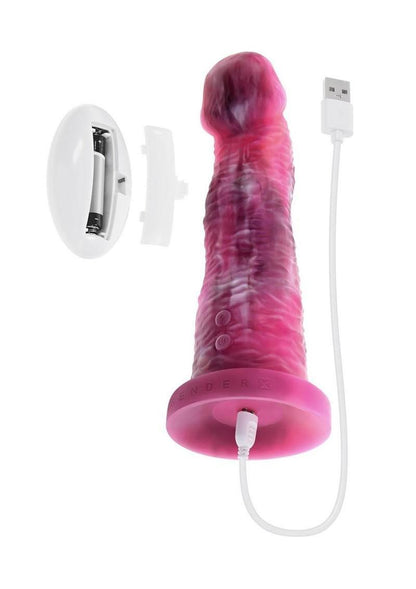 Whimsical Rechargeable Silicone Vibrating Dildo