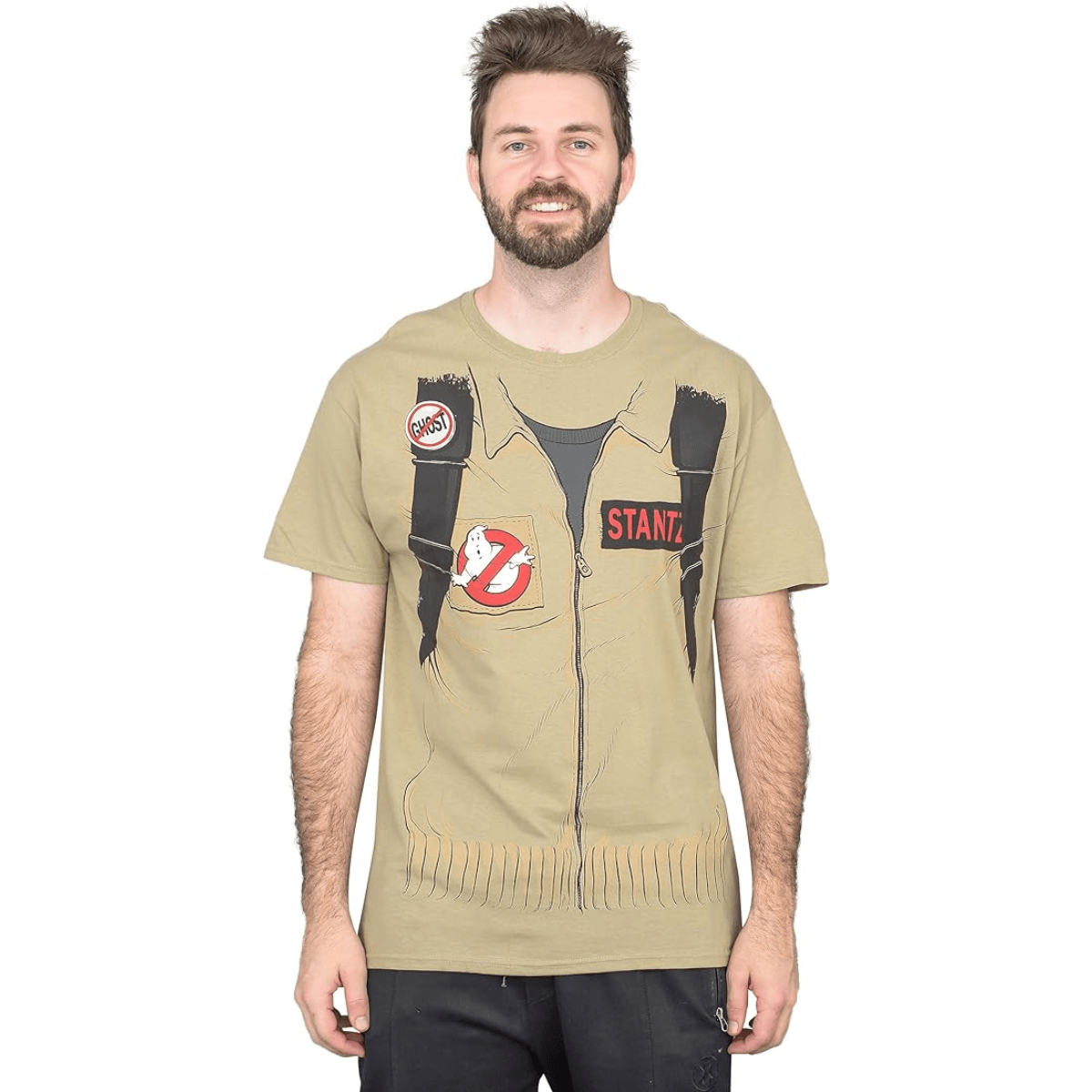 Ghostbuster Short Sleeve Adult Unisex Halloween Cosplay Costume T-Shirt