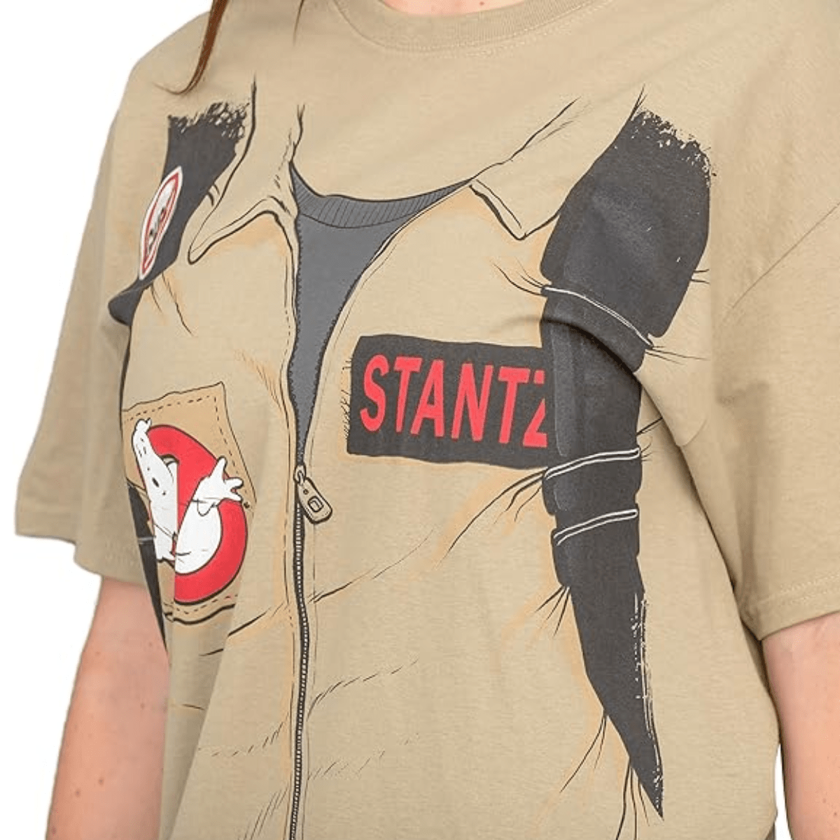Ghostbuster Short Sleeve Adult Unisex Halloween Cosplay Costume T-Shirt