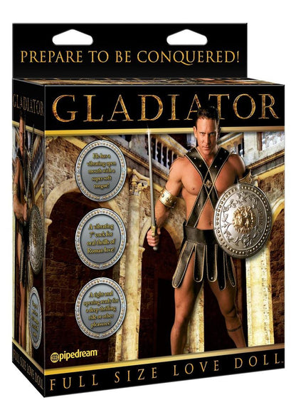Gladiator Full Size Vibrating Love Doll Pipedream Inflatable Fantasy