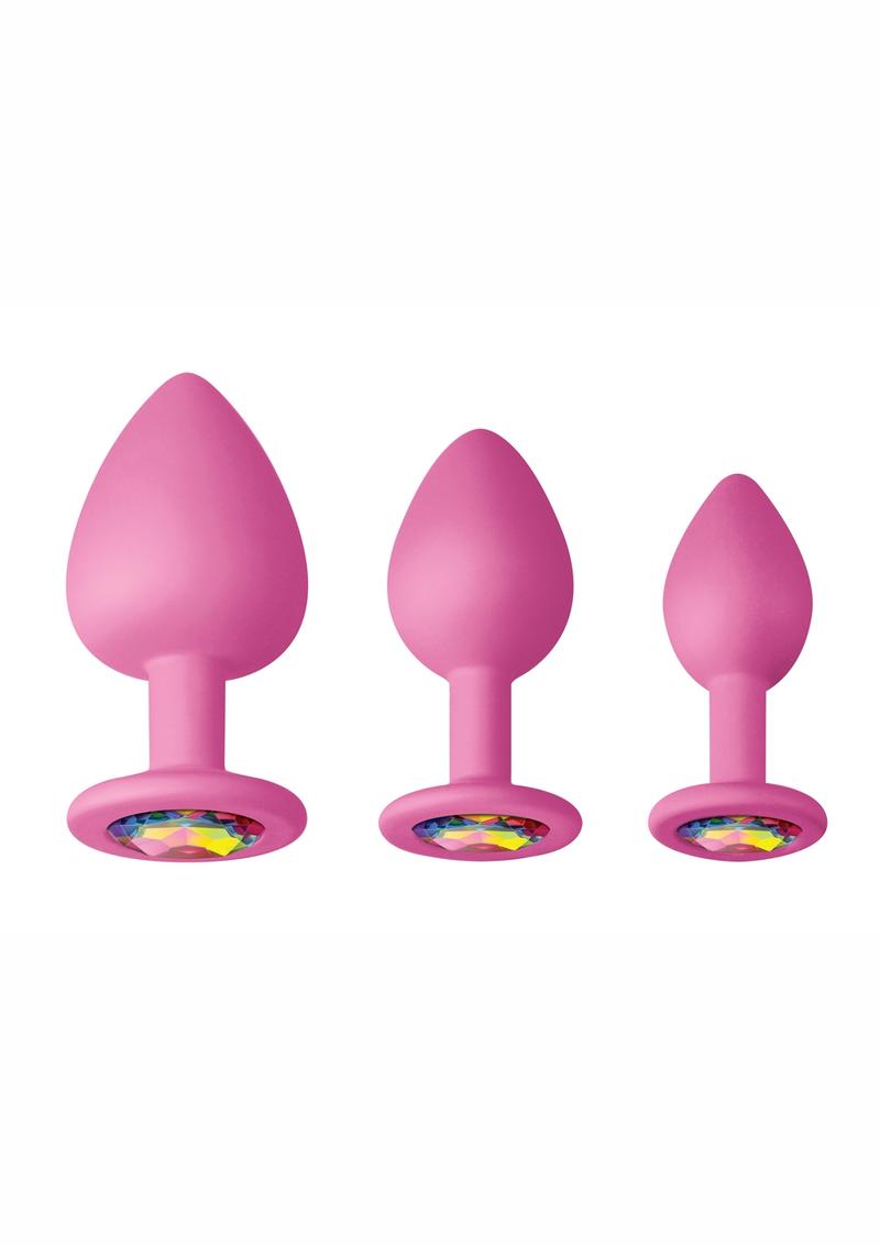 Glams Spades Trainer Kit 3pc Silicone Anal Plugs for Beginners