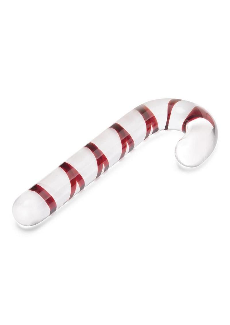 Glas Candy Cane Dream Glass Dildo