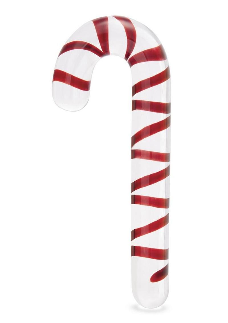 Glas Candy Cane Dream Glass Dildo