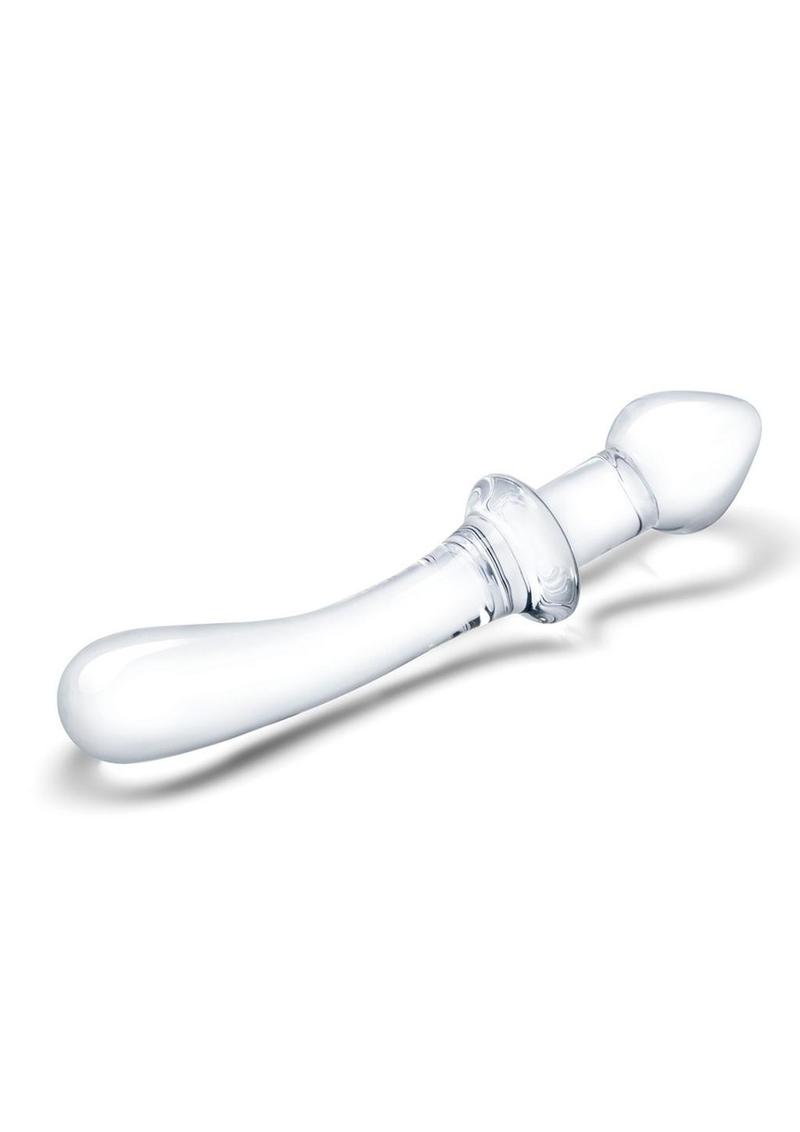 Glas Classic Curved Dual Ended Blown Glass Dildo