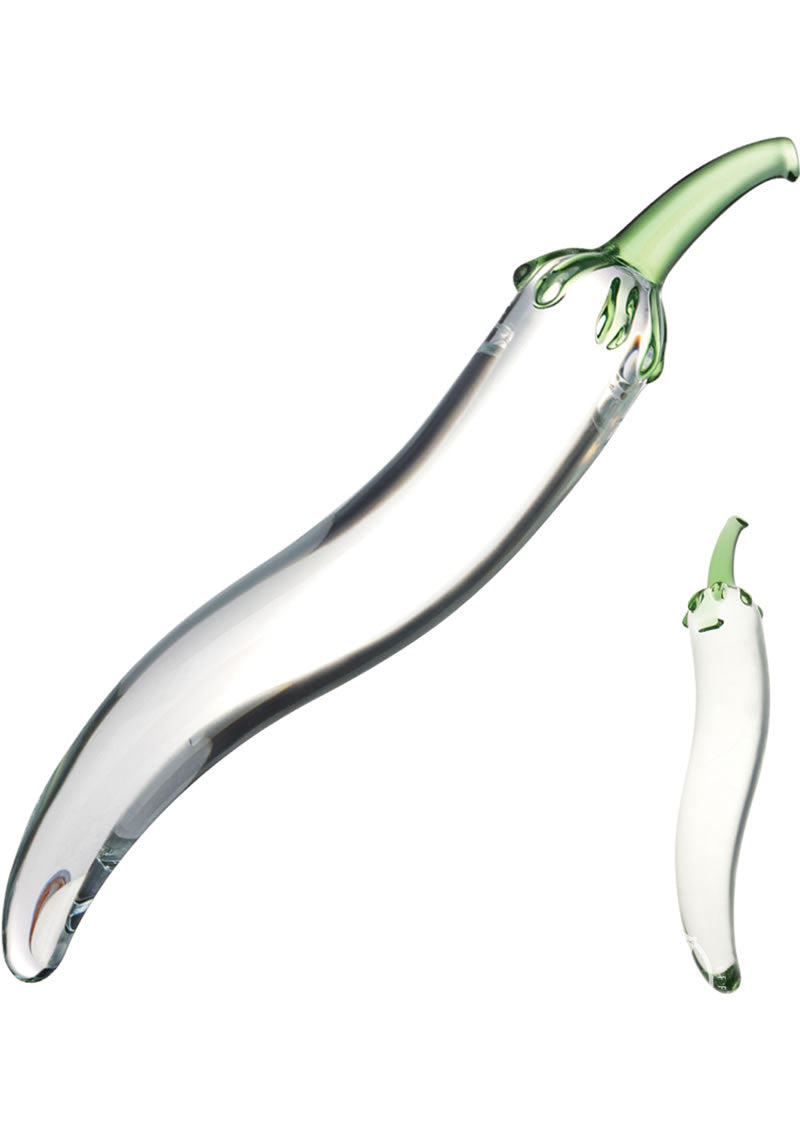 Glas Naturals Chili Pepper Glass Dildo For Unique Pleasure