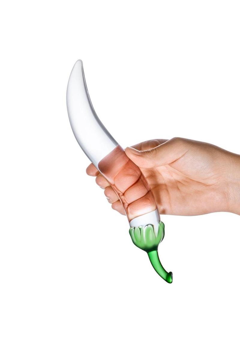 Glas Naturals Chili Pepper Glass Dildo For Unique Pleasure