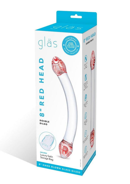 Glas Head Double Dildo With Handcrafted Elegance and Versatility