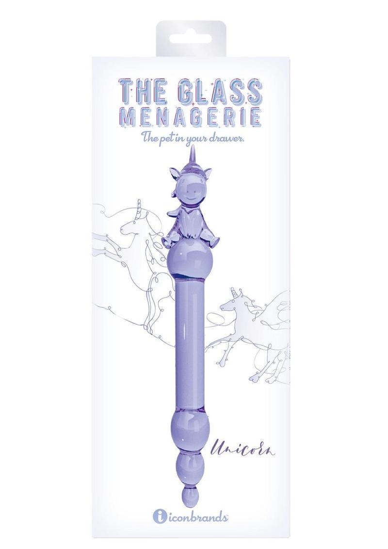 Glass Menagerie Unicorn Whimsical Design Dildo