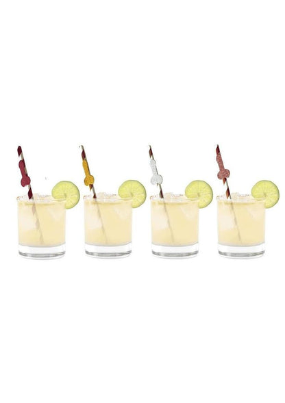 Glitterati Penis Party 8-Pack Celebration Straws Perfect for Parties