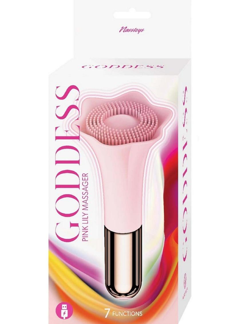 Goddess Pink Lily Rechargeable Silicone Massager