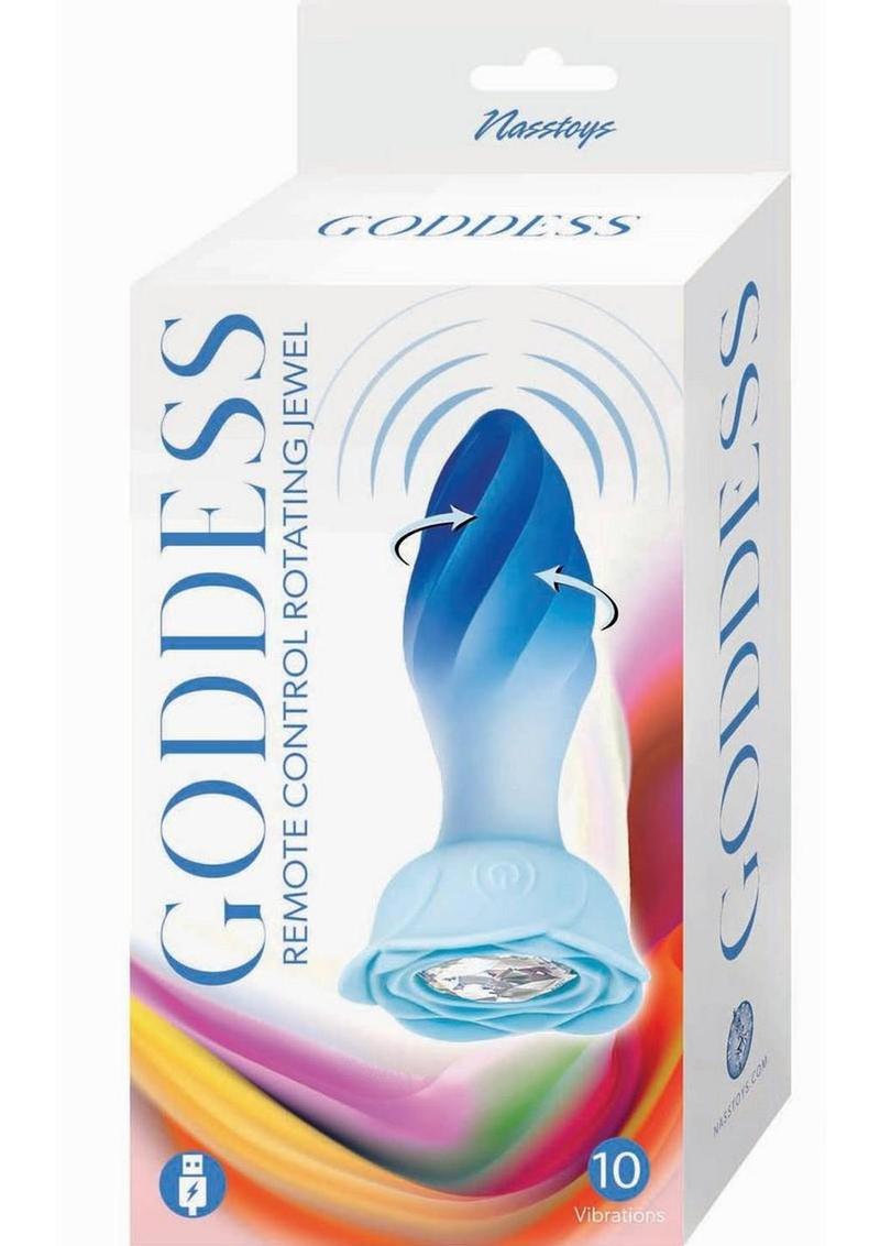 Goddess Rotating Jewel Plug