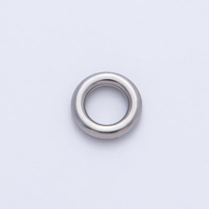 Gold 10mm Open Circle Spacer Bead in Gold &amp; Silver 10pcs | B-00166