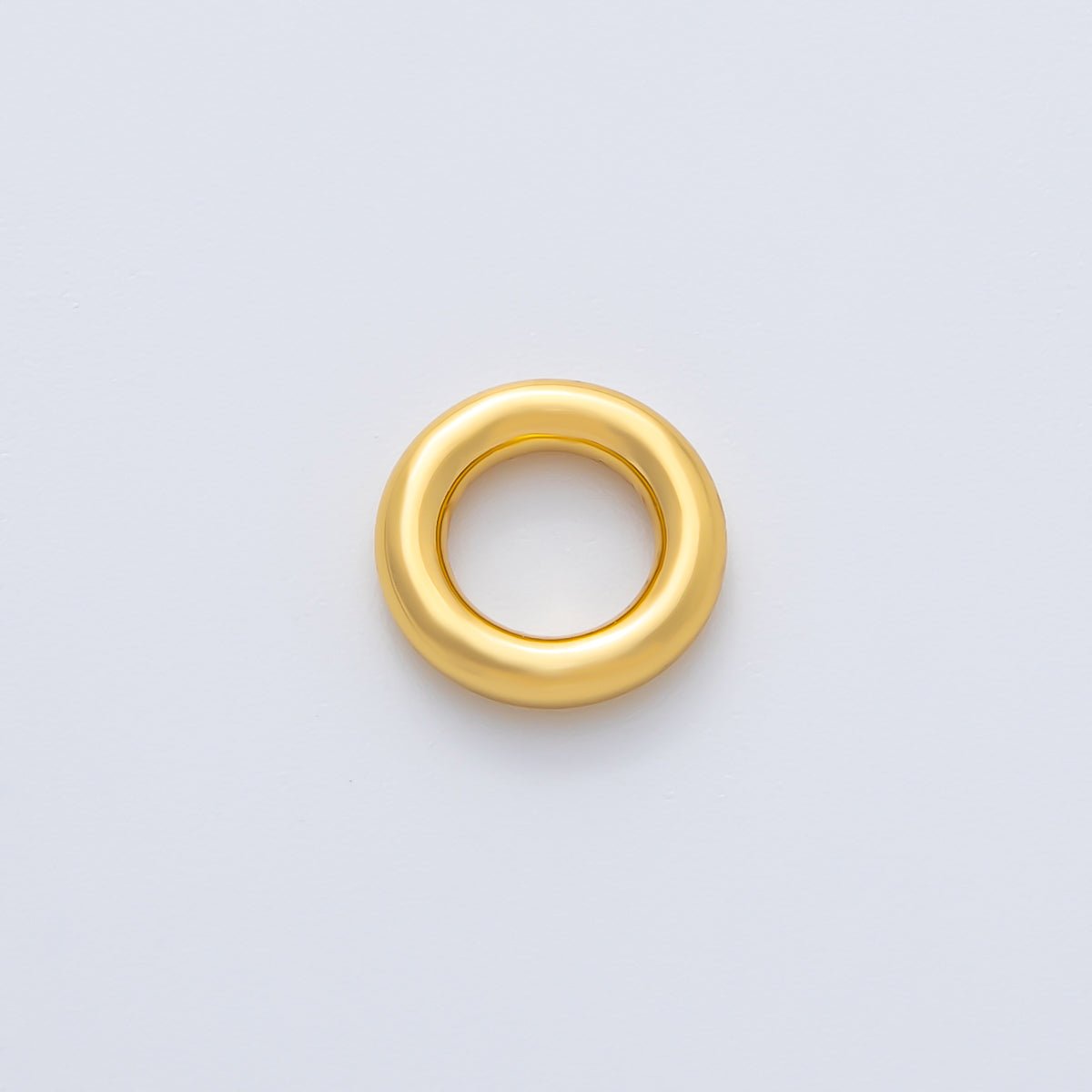 Gold 10mm Open Circle Spacer Bead in Gold &amp; Silver 10pcs | B-00166