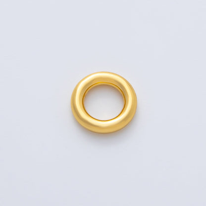 Gold 10mm Open Circle Spacer Bead in Gold &amp; Silver 10pcs | B-00166